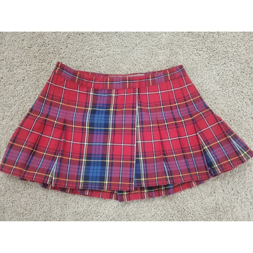 Vintage Hollister mini skirt pleated plaid
